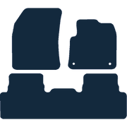 Image of the mat template for Citroen C5 Aircross (2019 - Present) Car Mats