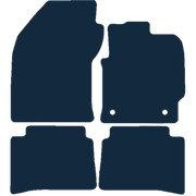 Image of the mat template for Toyota Corolla Hybrid (2019 - Present) Car Mats