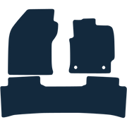 Image of the mat template for Toyota Corolla Hybrid 1 Piece Rear Mat (2019 - Present) Car Mats