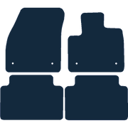 Image of the mat template for Land Rover Range Rover Evoque Automatic, 4 Clips (2019 - Present) Car Mats