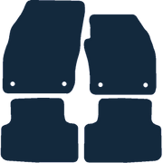 Image of the mat template for Volkswagen T-Cross (2019 - Present) Car Mats