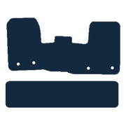 Image of the mat template for Ford Transit Custom Crew Cab Manual (2018 - 2020) Van Mats