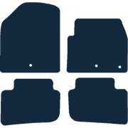 Image of the mat template for Hyundai IONIQ Electric (2020 - Present) Car Mats