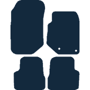 Image of the mat template for Peugeot 208 (2020 - Present) Car Mats