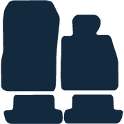 Image of the mat template for BMW 8 Series G15 (Coupe) (2018 - Present) Car Mats