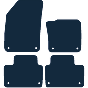 Image of the mat template for Volvo V60 Automatic (2018 - Present) Car Mats