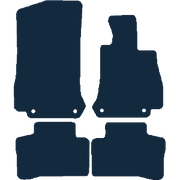 Image of the mat template for Mercedes-Benz EQC (2019 - Present) Car Mats