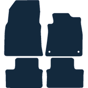 Image of the mat template for Renault Clio (2019 - Present) Car Mats