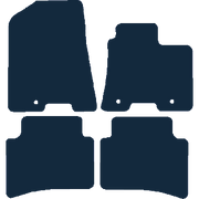 Image of the mat template for Hyundai NEXO (2019 - Present) Car Mats