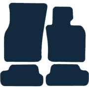 Image of the mat template for MINI Convertible F57 (2016 - Present) Car Mats