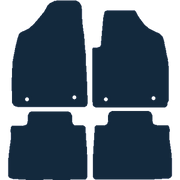 Image of the mat template for MG HS Manual (2019 - Present) Car Mats