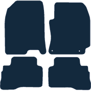 Image of the mat template for Hyundai KONA Hybrid (2017 - 2020) Car Mats