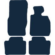 Image of the mat template for BMW 3 Series (2011 - 2019) Car Mats