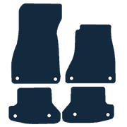 Image of the mat template for Audi A5 Cabriolet (2016 - Present) Car Mats