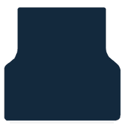 Image of the mat template for Isuzu D-MAX (Liner Fitted) (2021 - Present) Boot Mat