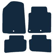 Image of the mat template for Hyundai IONIQ Hybrid (2020 - Present) Car Mats