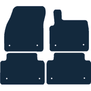 Image of the mat template for Land Rover Evoque Manual (2019 - Present) Car Mats