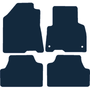 Image of the mat template for Kia Soul EV (2019 - Present) Car Mats