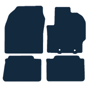 Image of the mat template for Toyota Yaris Hybrid (2019 - Present) Car Mats