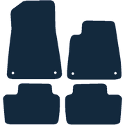 Image of the mat template for Polestar 2 (2020 - Present) Car Mats