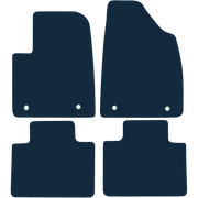 Image of the mat template for MG HS PHEV Left-Hand Drive (2020 - Present) Car Mats