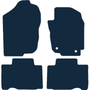 Image of the mat template for Toyota RAV4 Hybrid (2017 - 2019) Car Mats