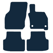 Image of the mat template for SEAT Leon Mild Hybrid (2020 - Present) Car Mats