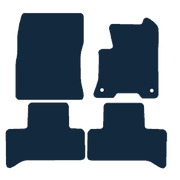 Image of the mat template for Mercedes-Benz EQA (2021 - Present) Car Mats