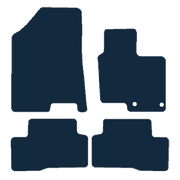 Image of the mat template for Hyundai TUCSON Hybrid (2021 - Present) Car Mats