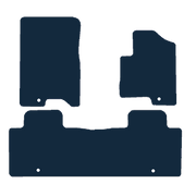 Image of the mat template for Ssangyong Rexton (2017 - Present) Car Mats