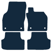 Image of the mat template for Audi A3 (2020 - Present) Car Mats