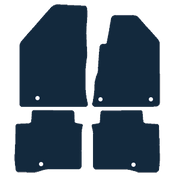 Image of the mat template for Ssangyong Korando (2019 - Present) Car Mats