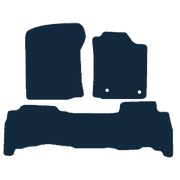 Image of the mat template for Toyota Land Cruiser Full Set (2020 - Present) Car Mats