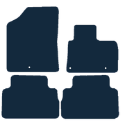 Image of the mat template for Hyundai Santa Fe Hybrid 34cm Driver Clip Spacing (2021 - Present) Car Mats