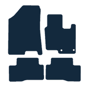 Image of the mat template for Kia Sportage NQ5 HEV (2022 - Present) Car Mats