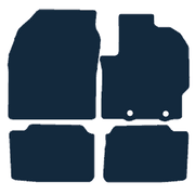 Image of the mat template for Mazda 2 Hybrid (2022 - Present) Car Mats