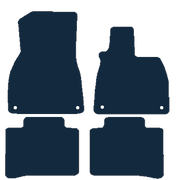 Image of the mat template for Mercedes-Benz EQS (2021 - Present) Car Mats