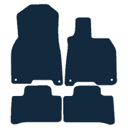 Image of the mat template for Mercedes-Benz EQE (2022 - Present) Car Mats