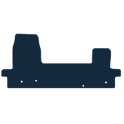 Image of the mat template for Ford Transit Electric (2022 - Present) Van Mats