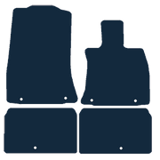 Image of the mat template for Genesis G80 eG80 (2022 - Present) Car Mats