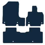 Image of the mat template for Genesis GV60 (2022 - Present) Car Mats