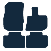 Image of the mat template for BMW iX3 (2021 - Present) Car Mats